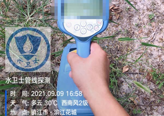 滁州金属管道探测案例-镇江滨江花城小区